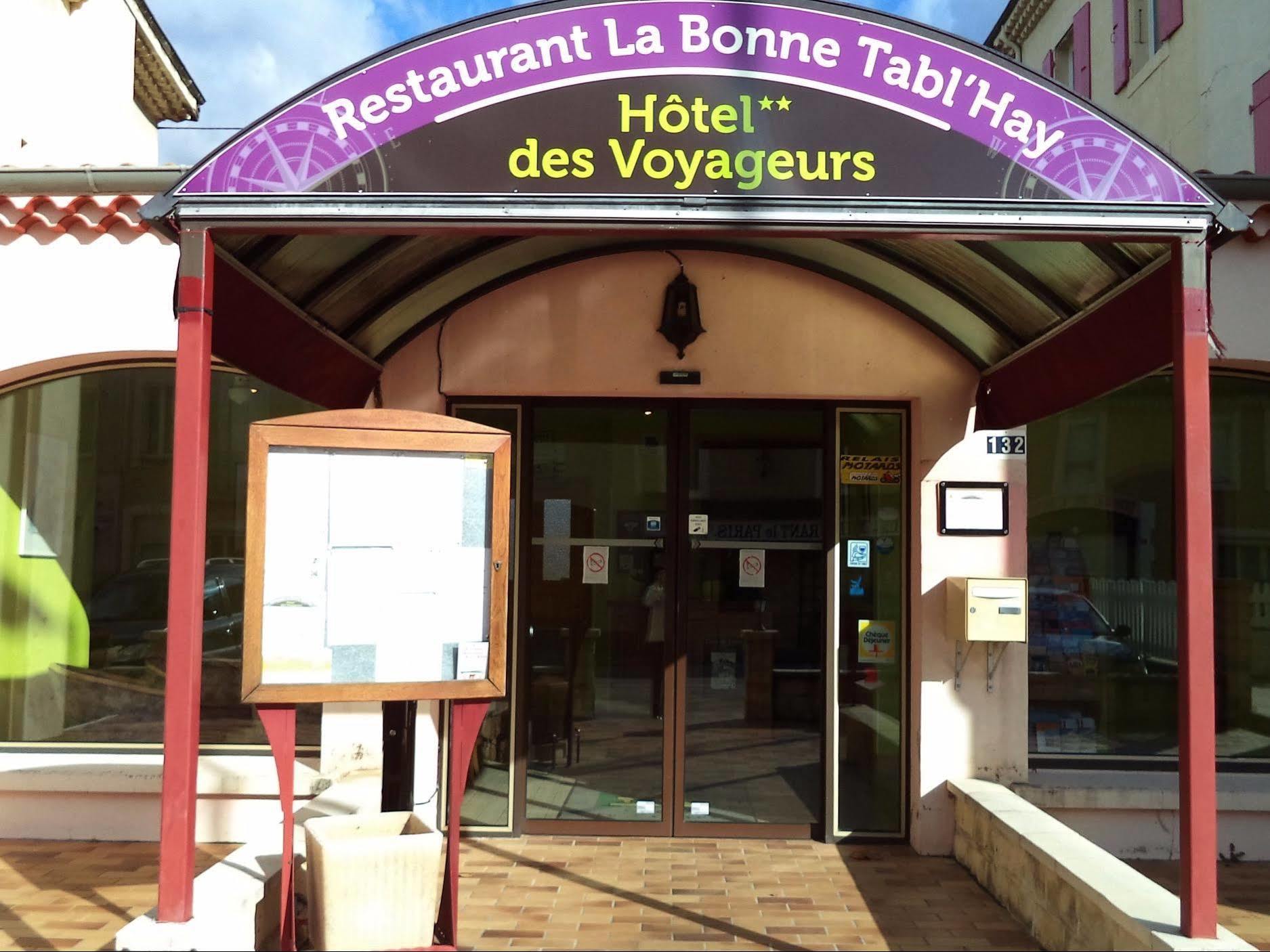 Logis Hotel Des Voyageurs Restaurant La Bonne Tabl'Hay Livron-sur-Drôme Exterior foto